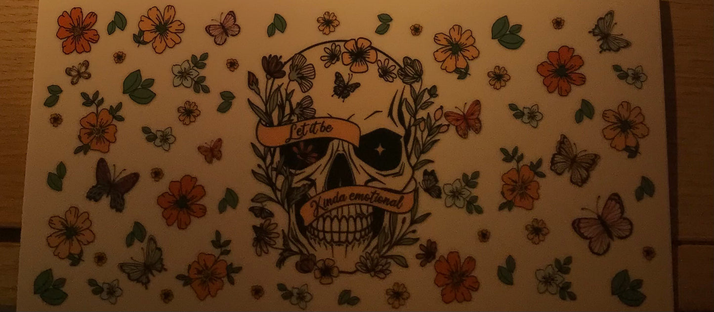 Let it be kinda emotional Decal wrap