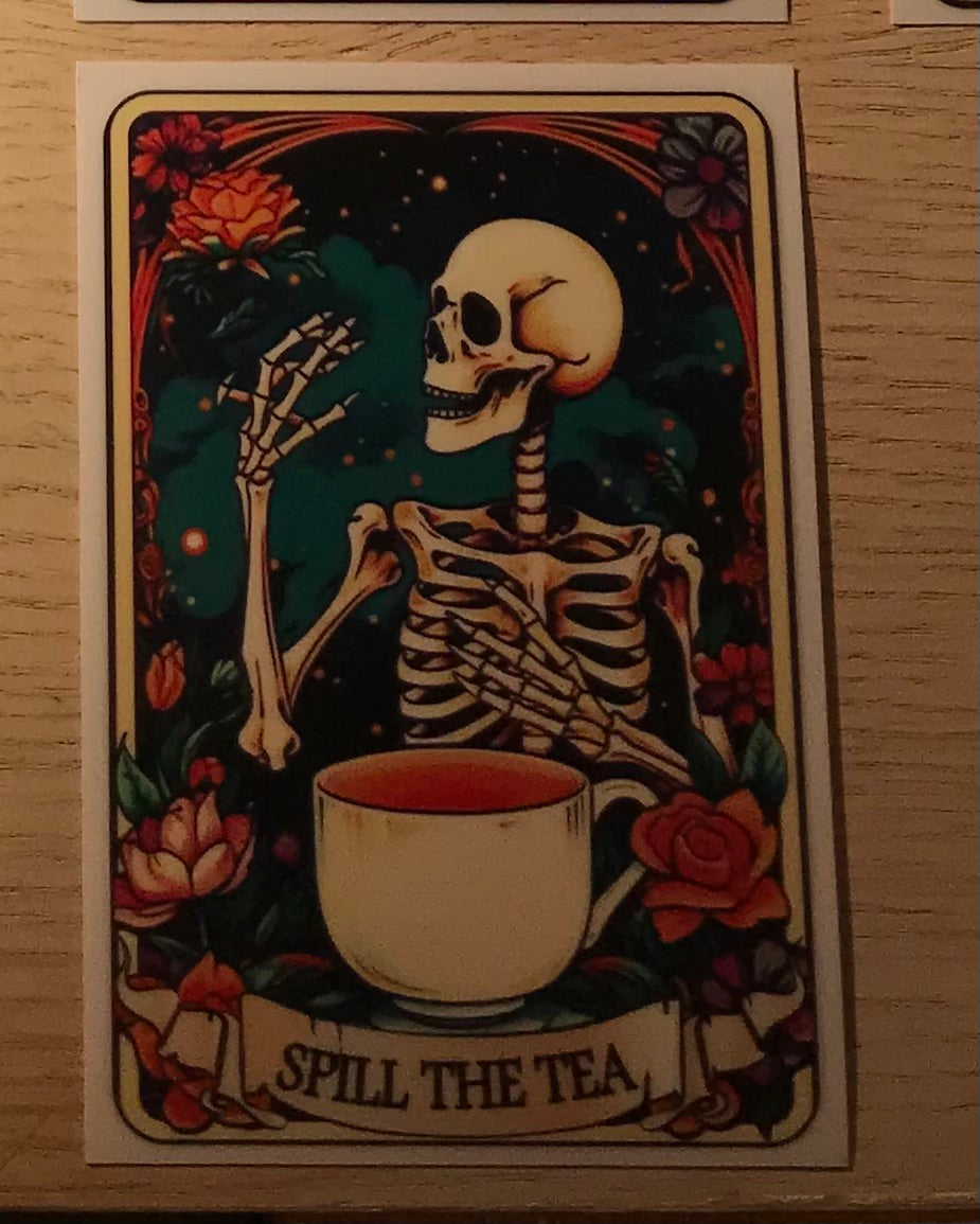 Spill The Tea Decal Wrap