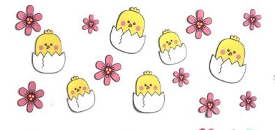 Cute Hatching ducklings Decal Wrap