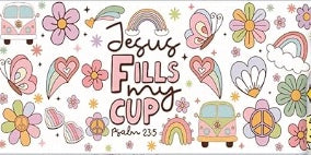 Jesus Fills My Cup Decal Wrap