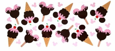 Minnie Mouse Ice Creams Decal Wrap