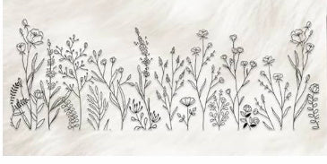 Black Flower Decal Wrap #12