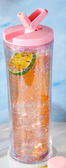 25 oz Acrylic tumbler w Water bottle top