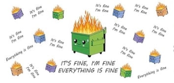 Dumpster Fire Decal Wrap