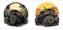 Monster Truck Green and Yellow