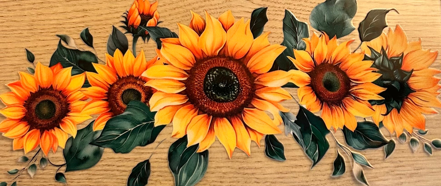 Sunflower Decal Wrap