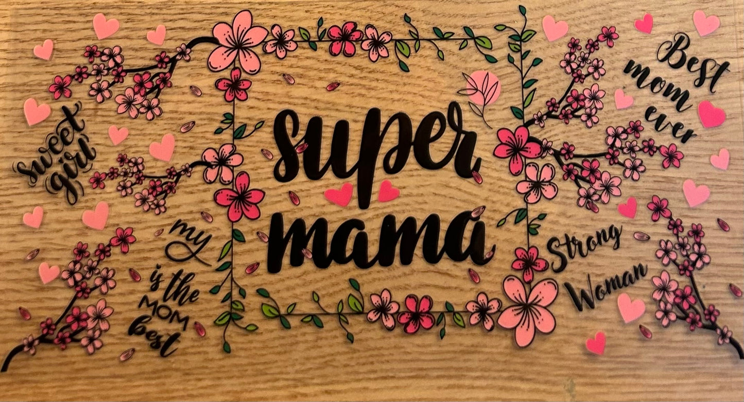 Super Mom Decal Wrap