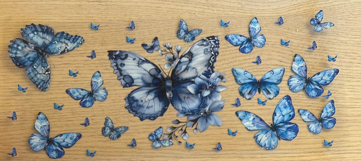 Blue butterflies Decal Wrap