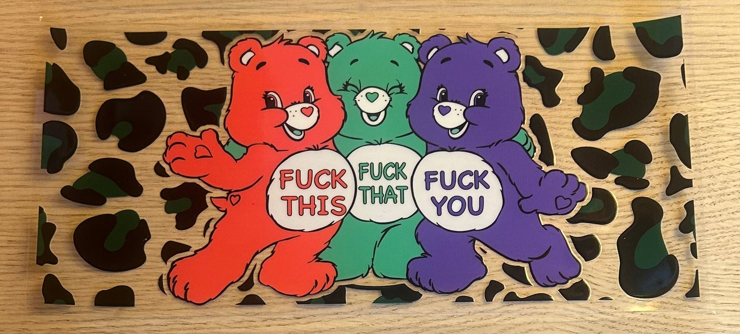 Snarky Care Bear Decal Wrap