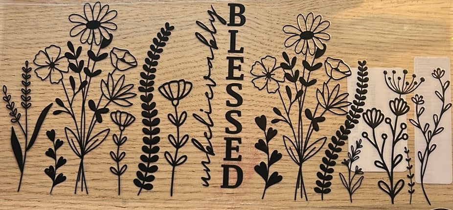 Unbelievably Blessed Decal Wrap