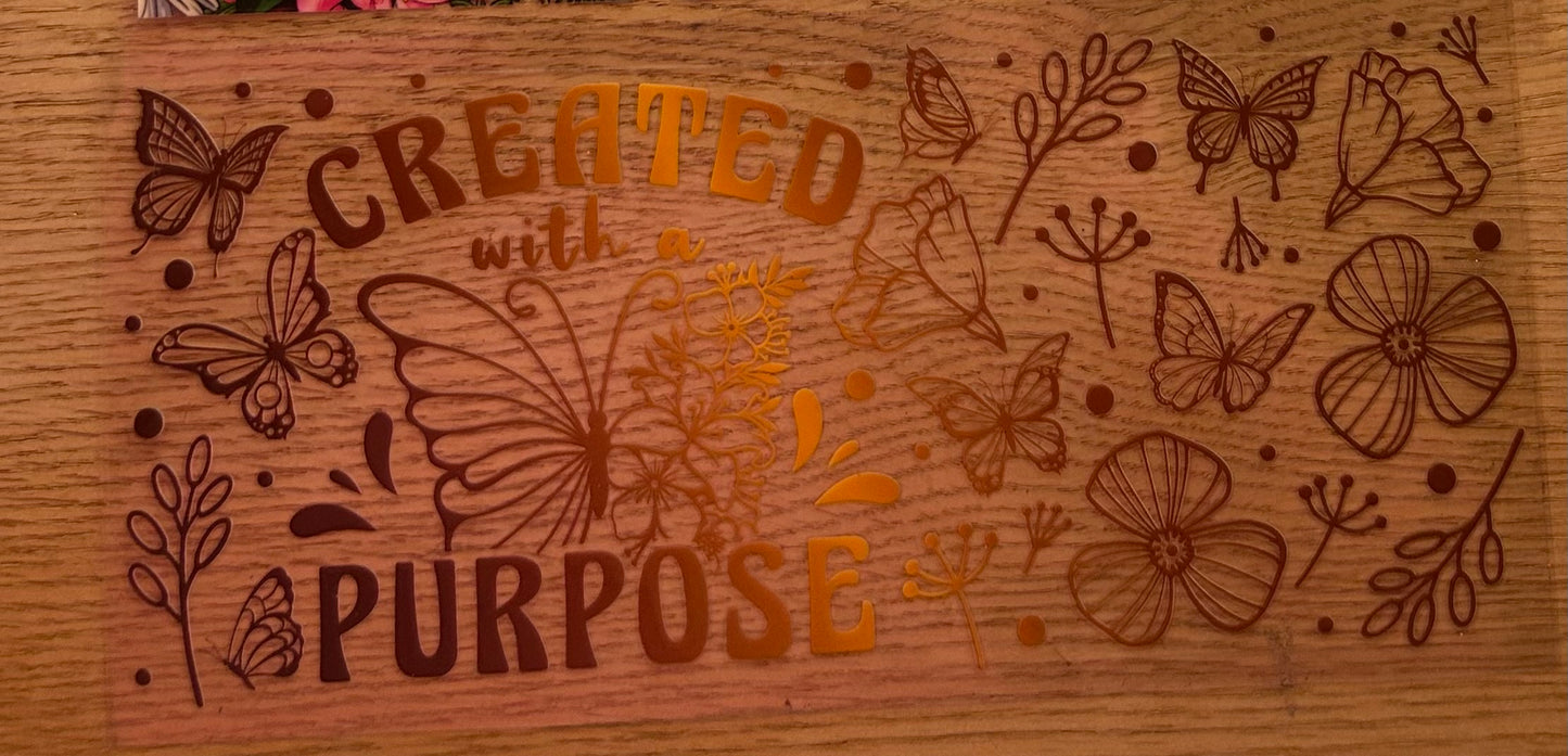 Created with a Purpose Decal Wrap