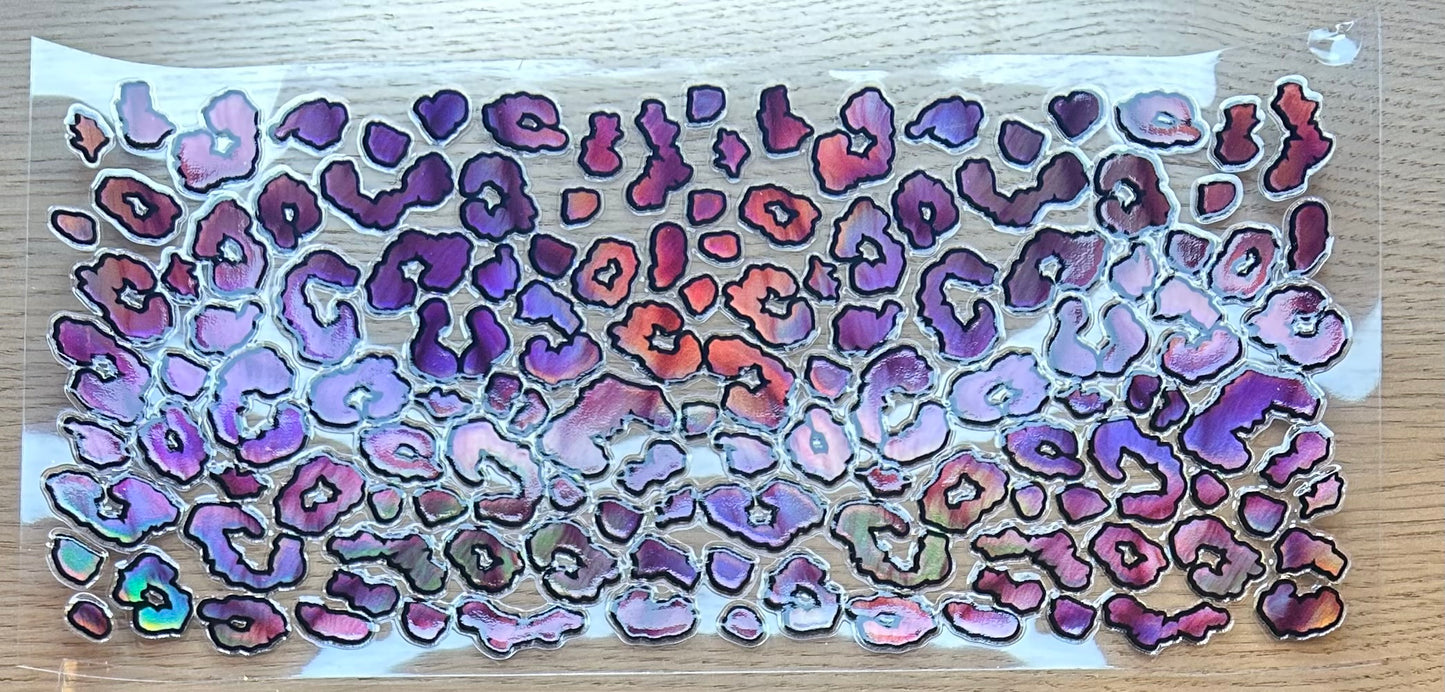 Pink Holographic print Decal