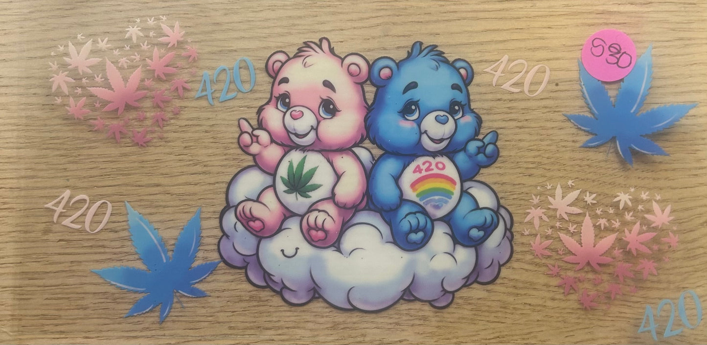 Care Bears 420 style Decal Wrap