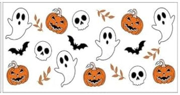 Pumpkins and ghosts Decal