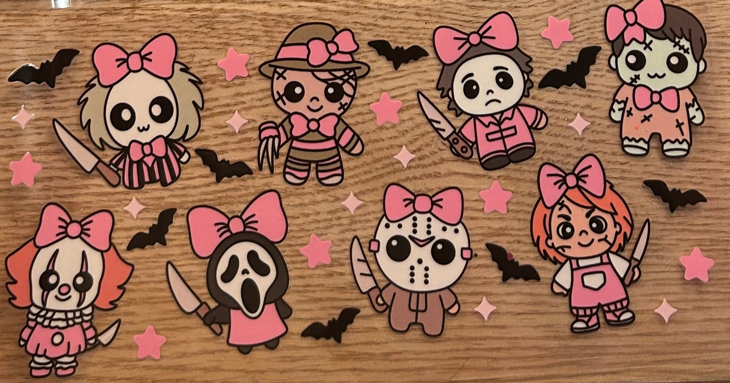 Cute spooky Characters Decal