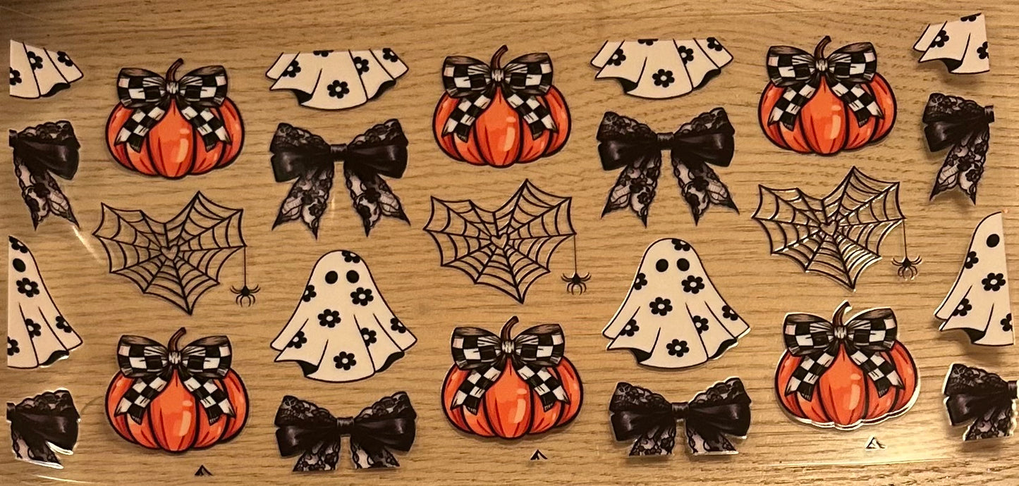 Pumpkins and bows Decal