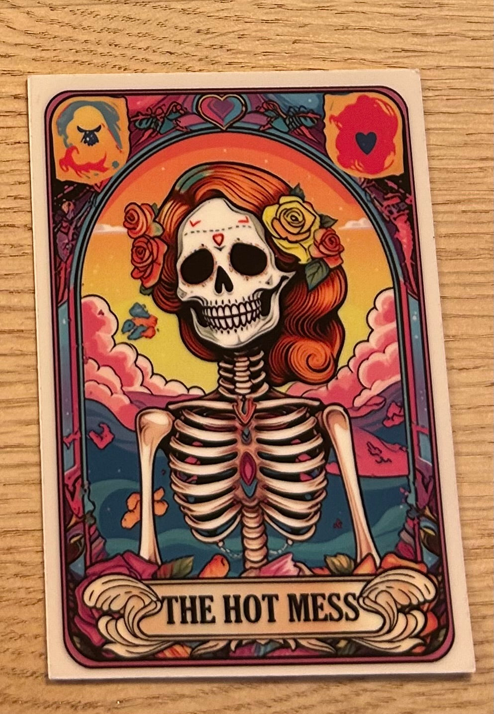 The hot mess tarot card