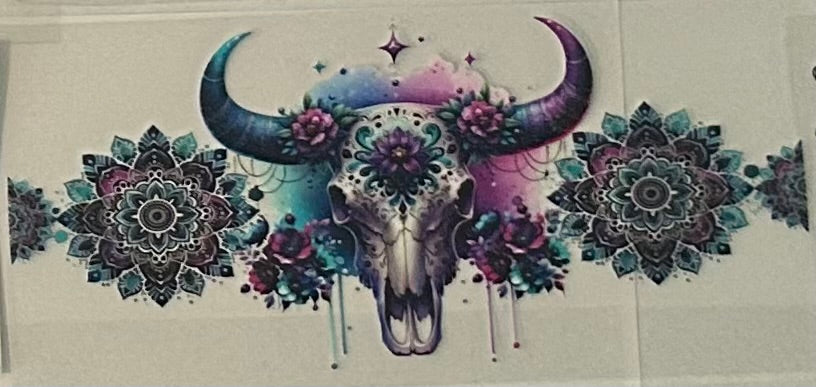 skull with mandala