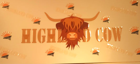 Highland cow Highland cow Decal wrap