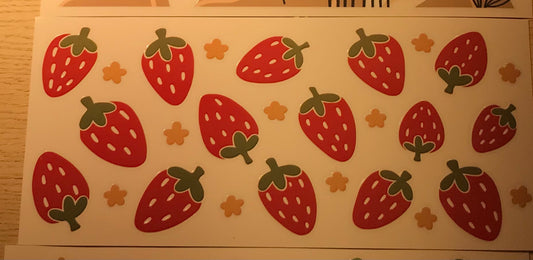 Red strawberries Decal wrap