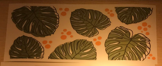 Green leaves Decal wrap
