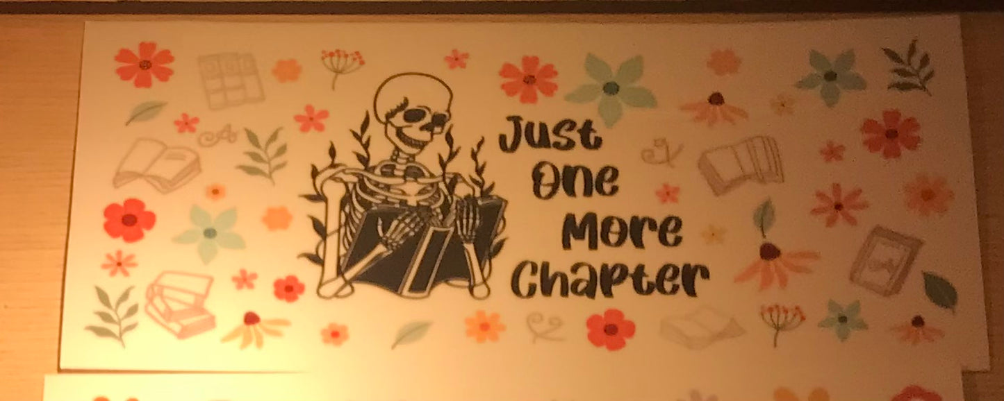 Just one more chapter Decal wrap