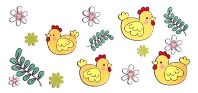 Cute Chicken Decal Wrap