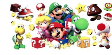 Mario Bros Decal Wrap #1