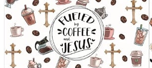 Fueled by Coffee and Jesus Decal Wrap