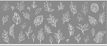 White Flowers Decal Wrap #3