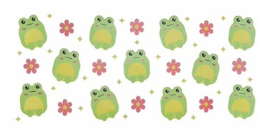 Cute Frog Decal Wrap
