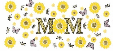 Mom w Yellow Sunflowers Decal Wrap