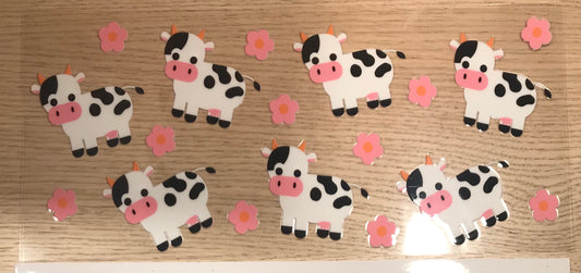 Cute Cow Decal Wrap