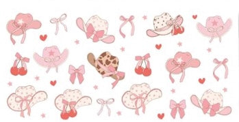 Bows and Hats w Cherries Decal Wrap