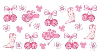 Bows and Disco Hats Decal Wrap