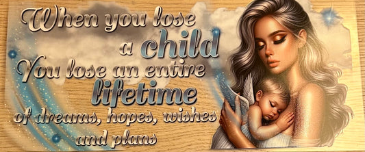 Lose a Child Decal Wrap