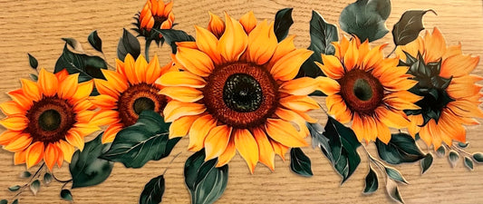 Sunflower Decal Wrap
