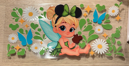 Tinker bell decal wrap 2