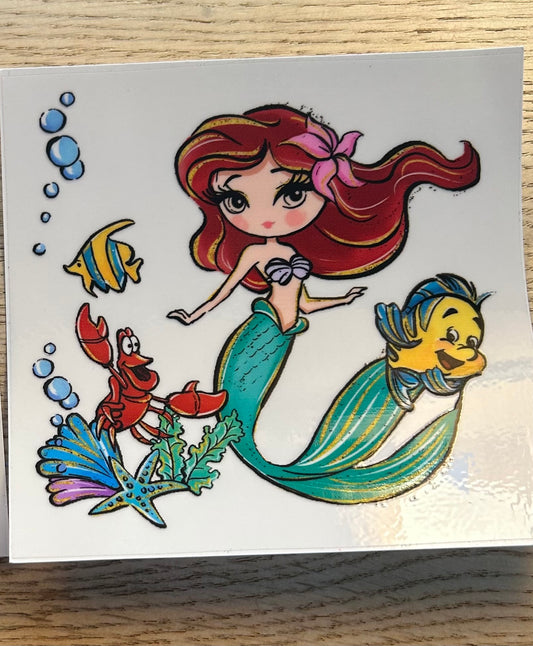 Little Mermaid Decal Wrap