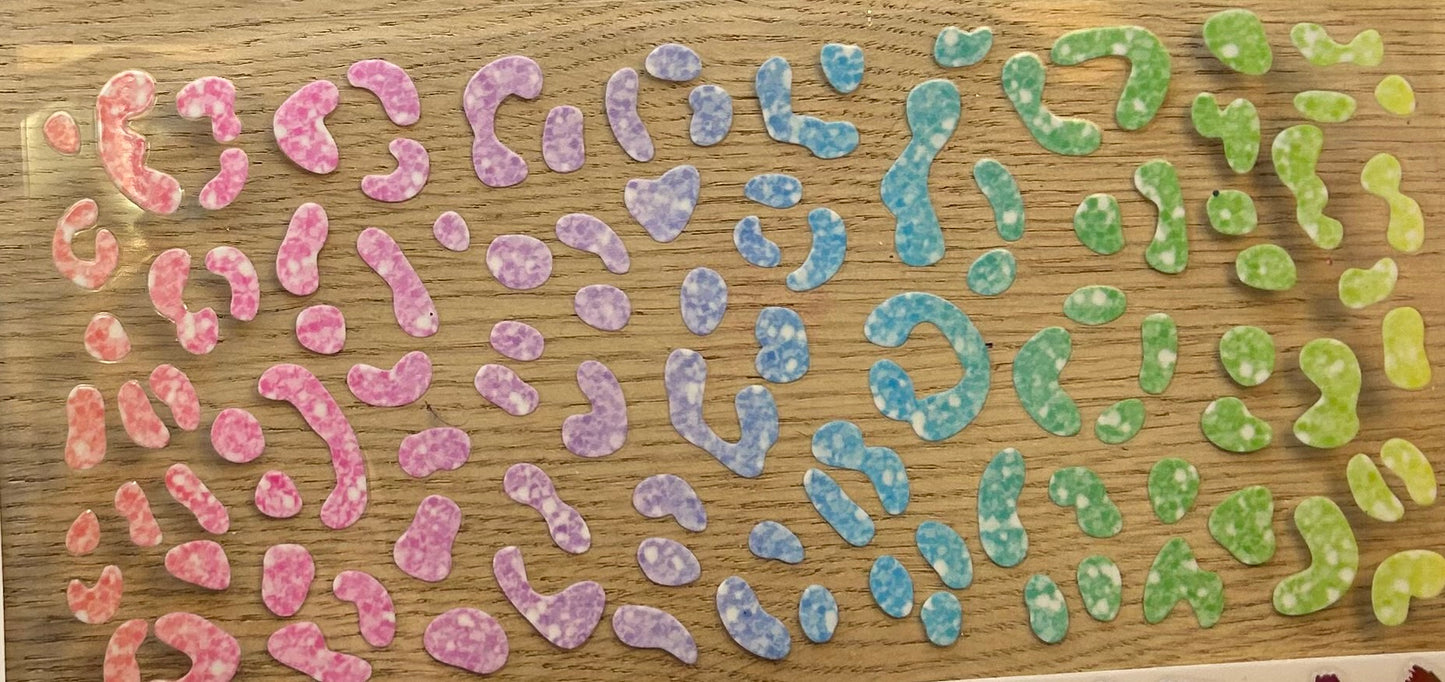 Pastel Rainbow Print Decal