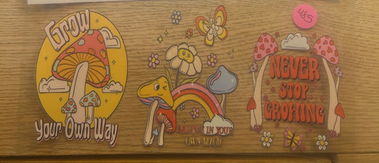 Mushroom Grow your own Way Decal Wrap