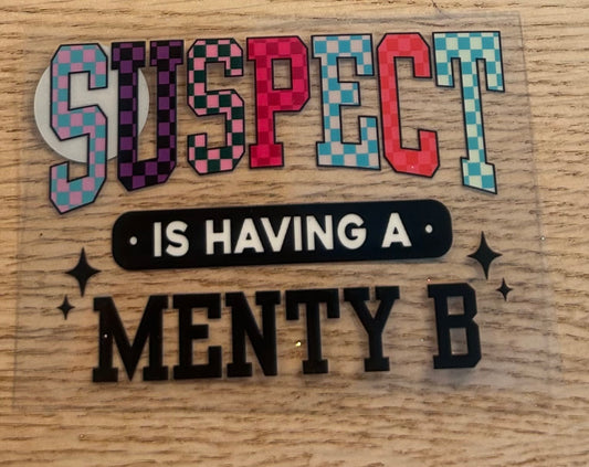 Suspect is having a Menty B Decal Wrap