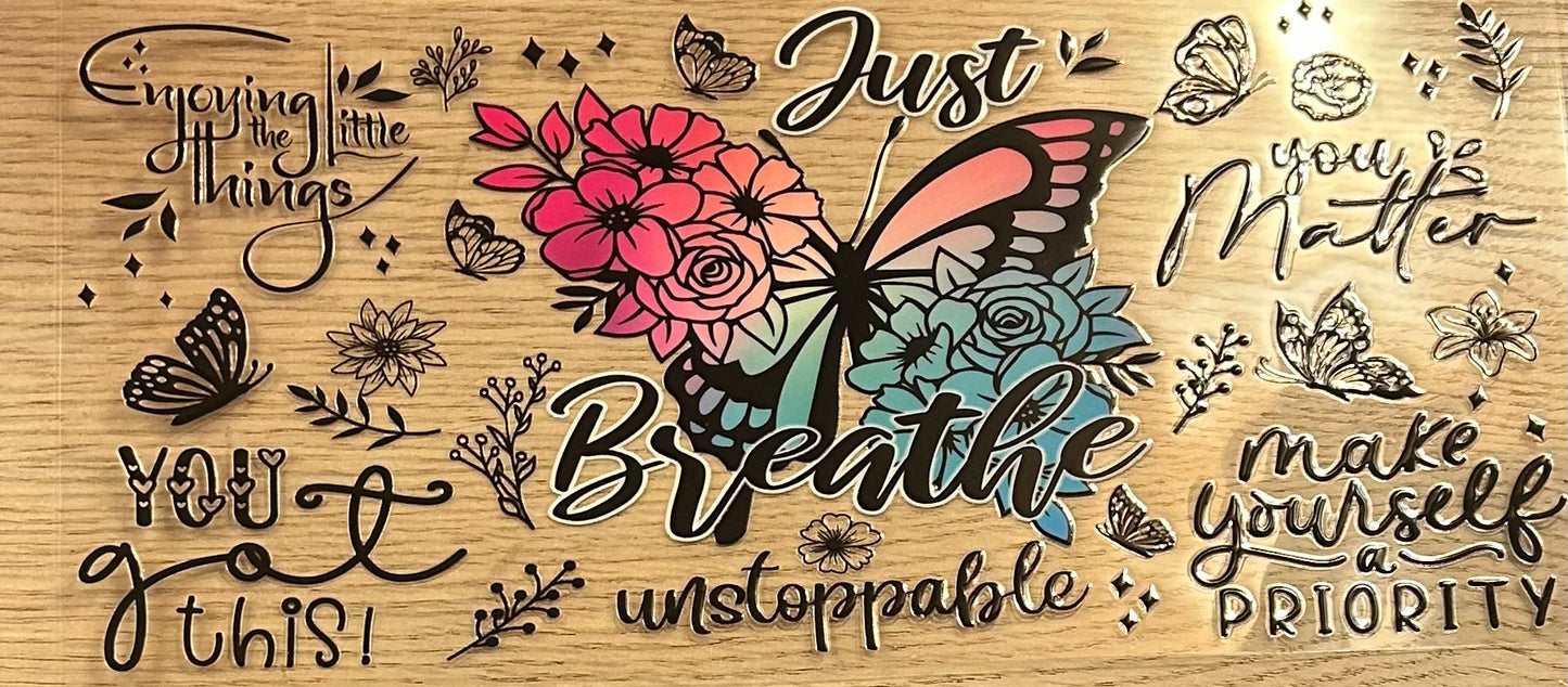 Just Breathe Decal Wrap