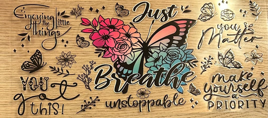 Just Breathe Decal Wrap