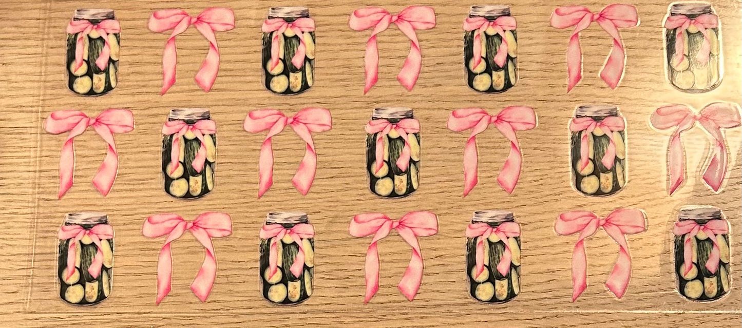 Pickles and Bow Decal