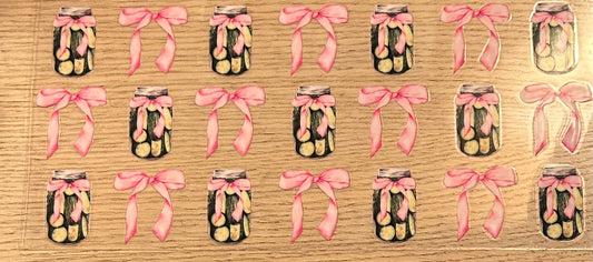 Pickles and Bow Decal