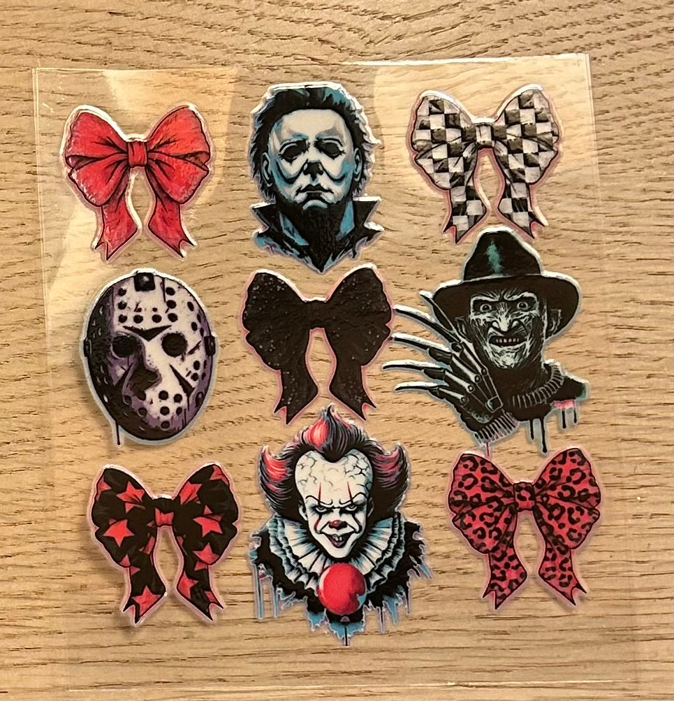 Spooky Characters Decal