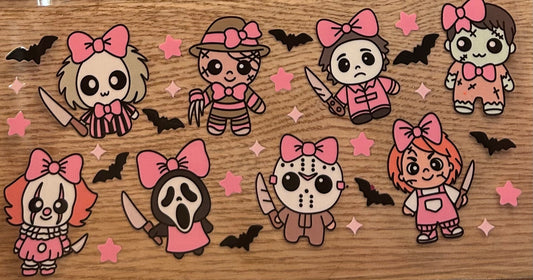 Cute spooky Characters Decal