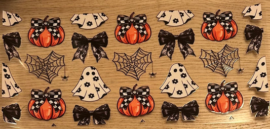 Pumpkins and bows Decal
