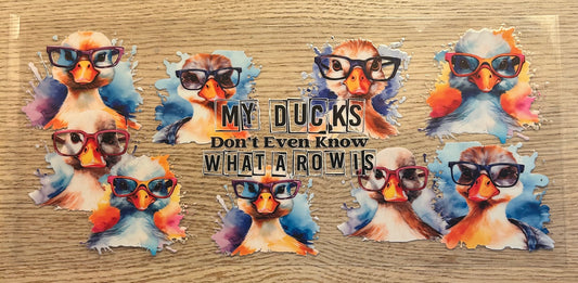 Ducks don’t know what a row is (40oz wrap)